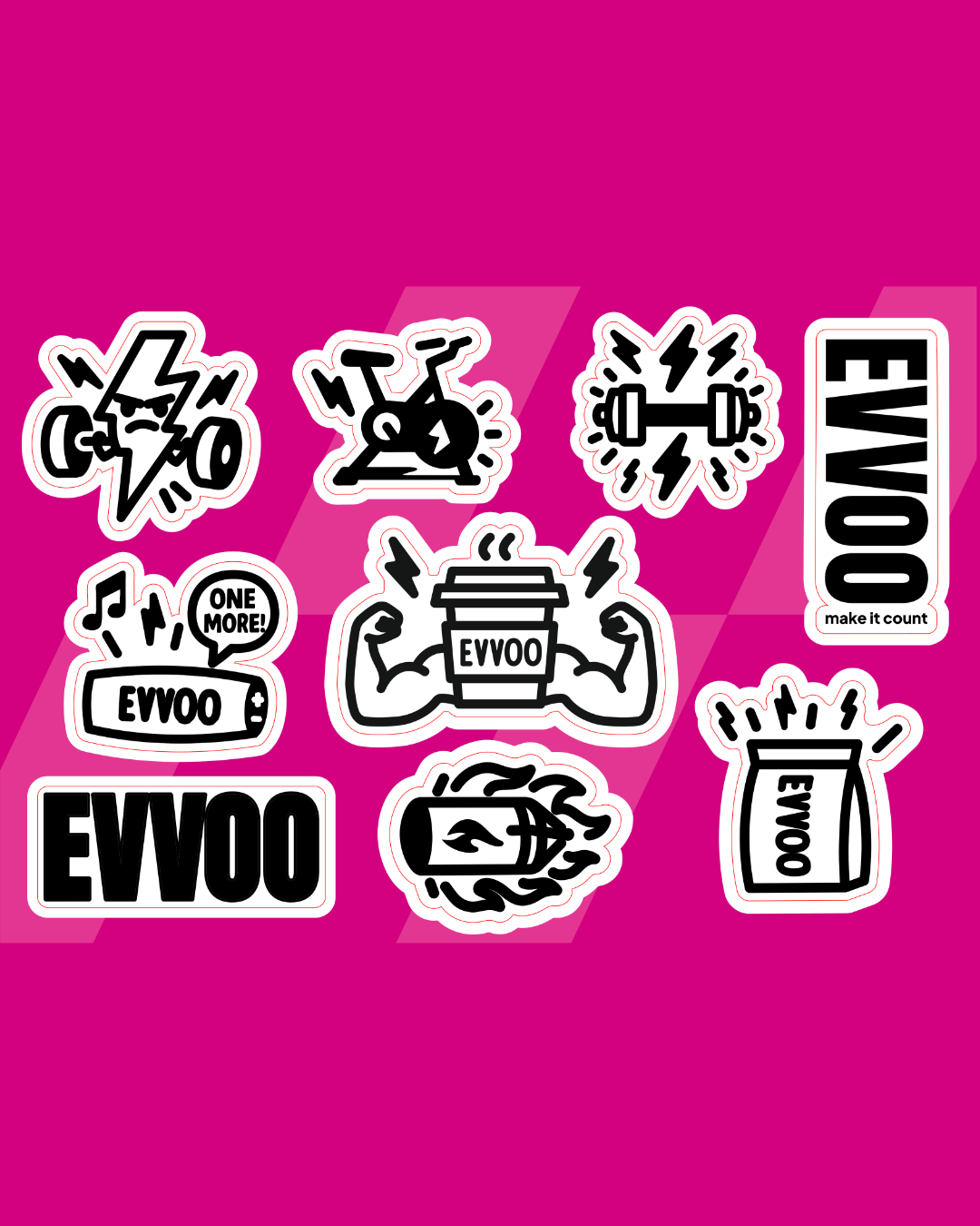 Cup 2 Go + Stickers