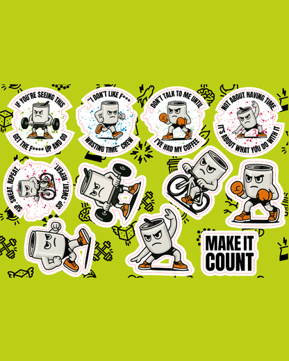 Cup 2 Go + Stickers