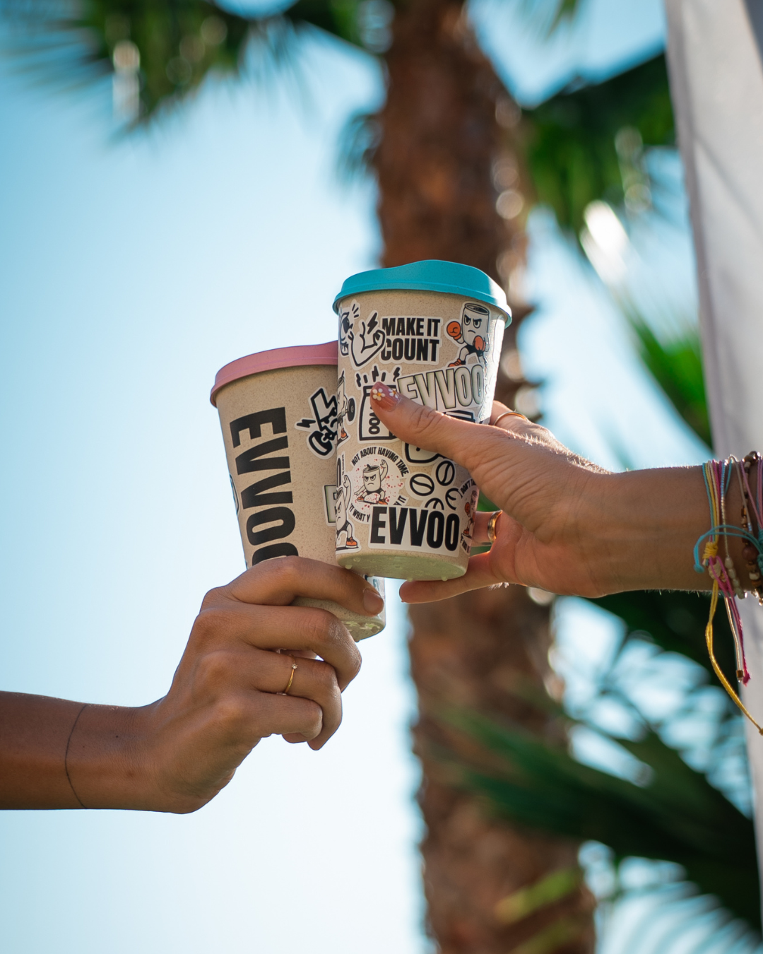 Cup 2 Go + Stickers